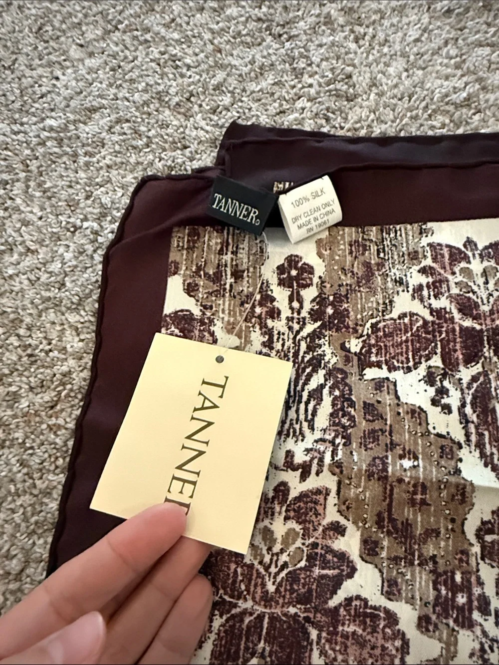 Tanner lightweight silk